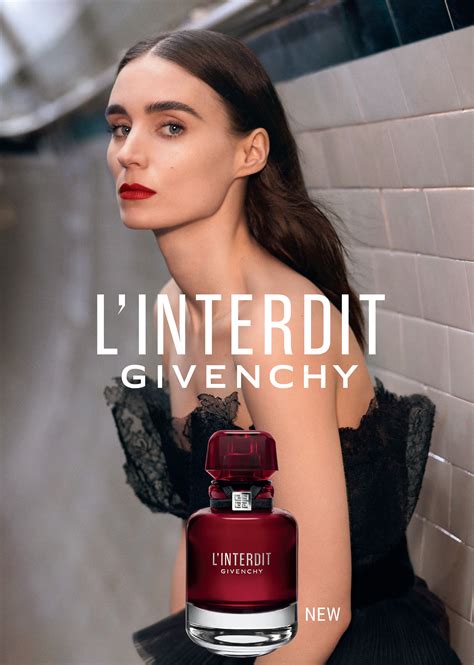 actrice pub l'interdit givenchy|givenchy l'interdit rouge.